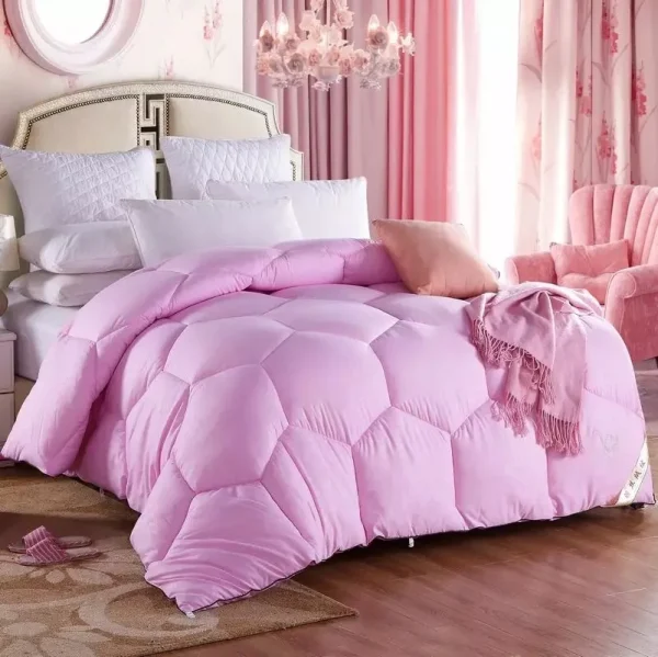 VESCOVO Winter Goose Duck Down Comforter Queen King Feather Duvets Summer Quilts - Image 3